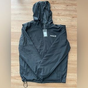Hurley Reversible Jacket Windbreaker Medium Black/Heather Charcoal
